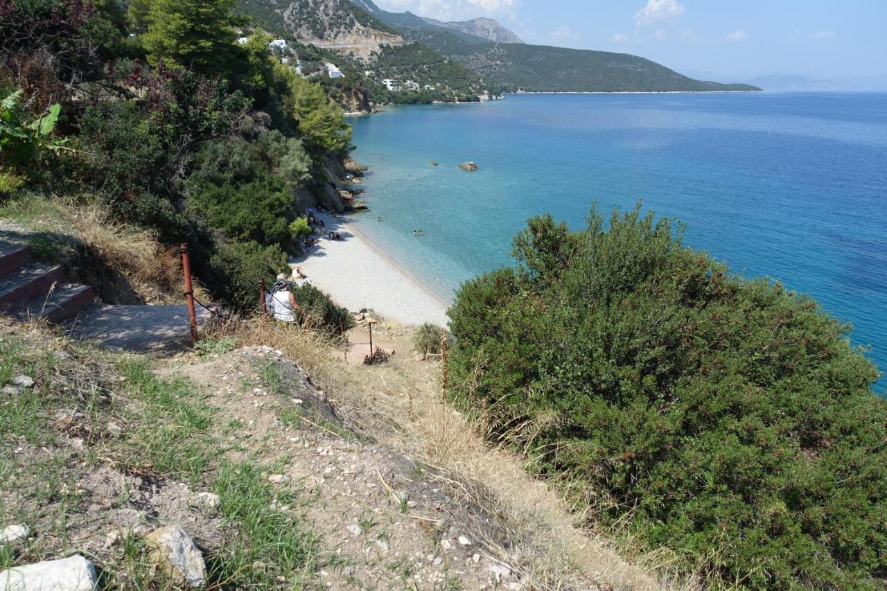 Villa In Kalloni Direkt Am Meer, Tolle Aussicht Buitenkant foto